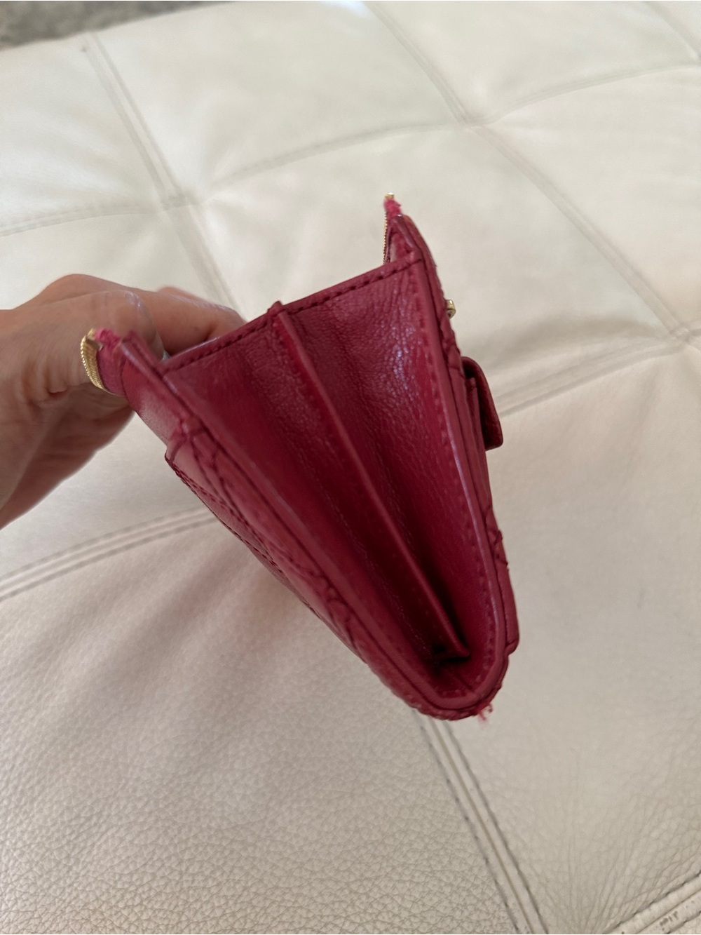 Marc Jacobs Quilted Rose Pink Wristlet Wallet with Gold Hardware - Picture 11 of 14